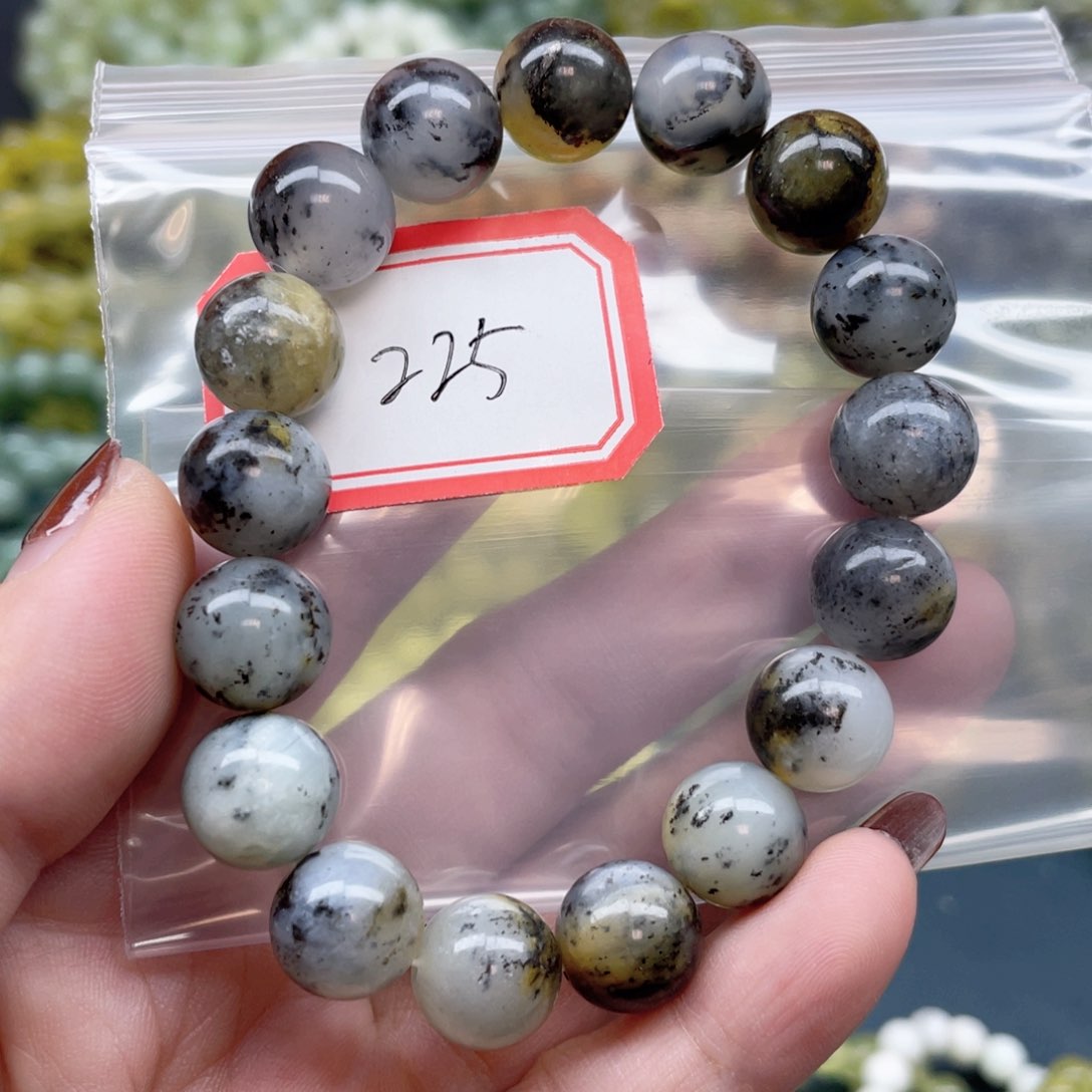 未镶嵌蛇纹石玉手串