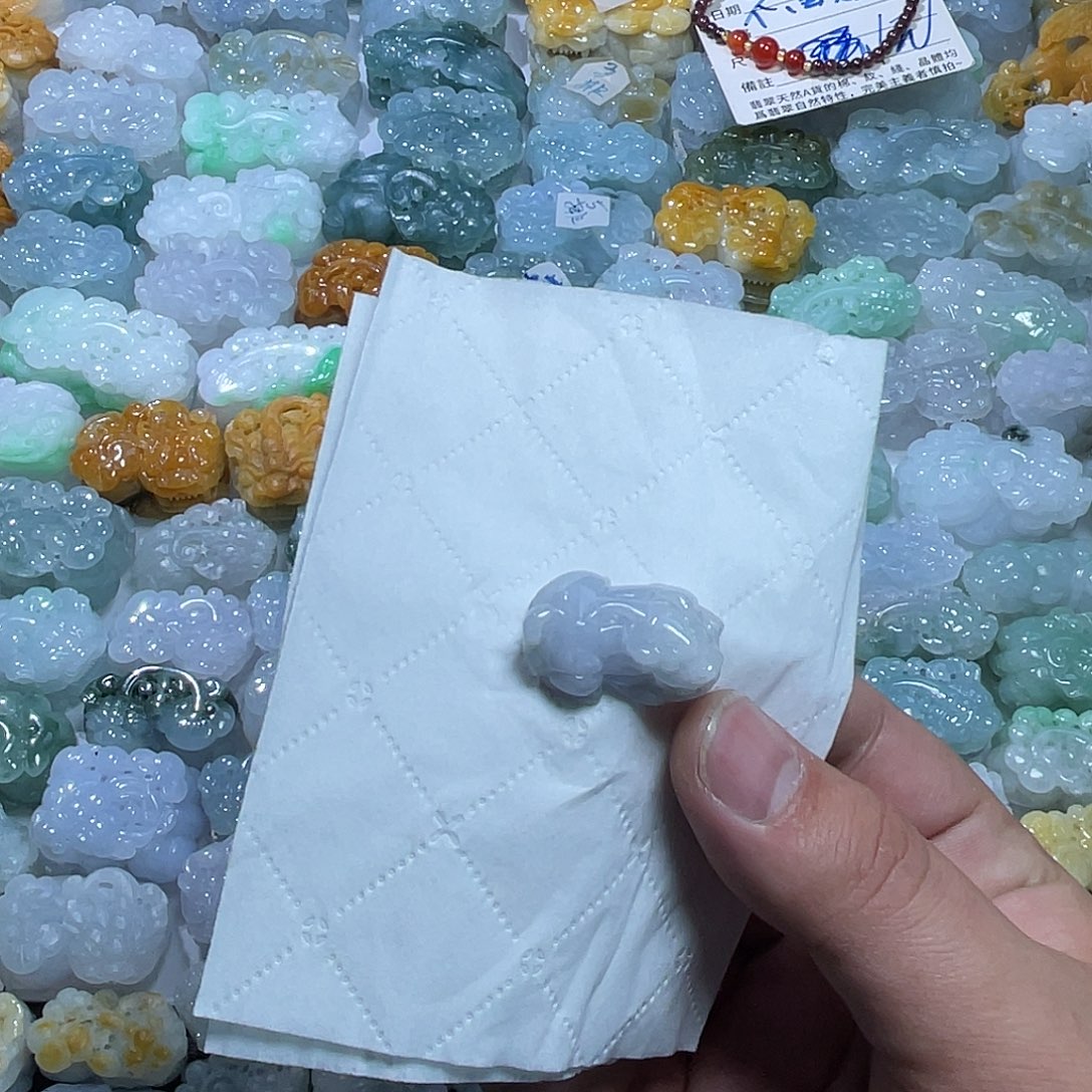 翡翠未镶嵌颈饰天然