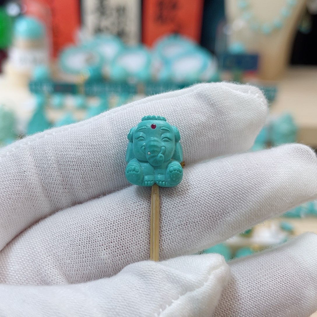 绿松石珠宝奇石未镶嵌