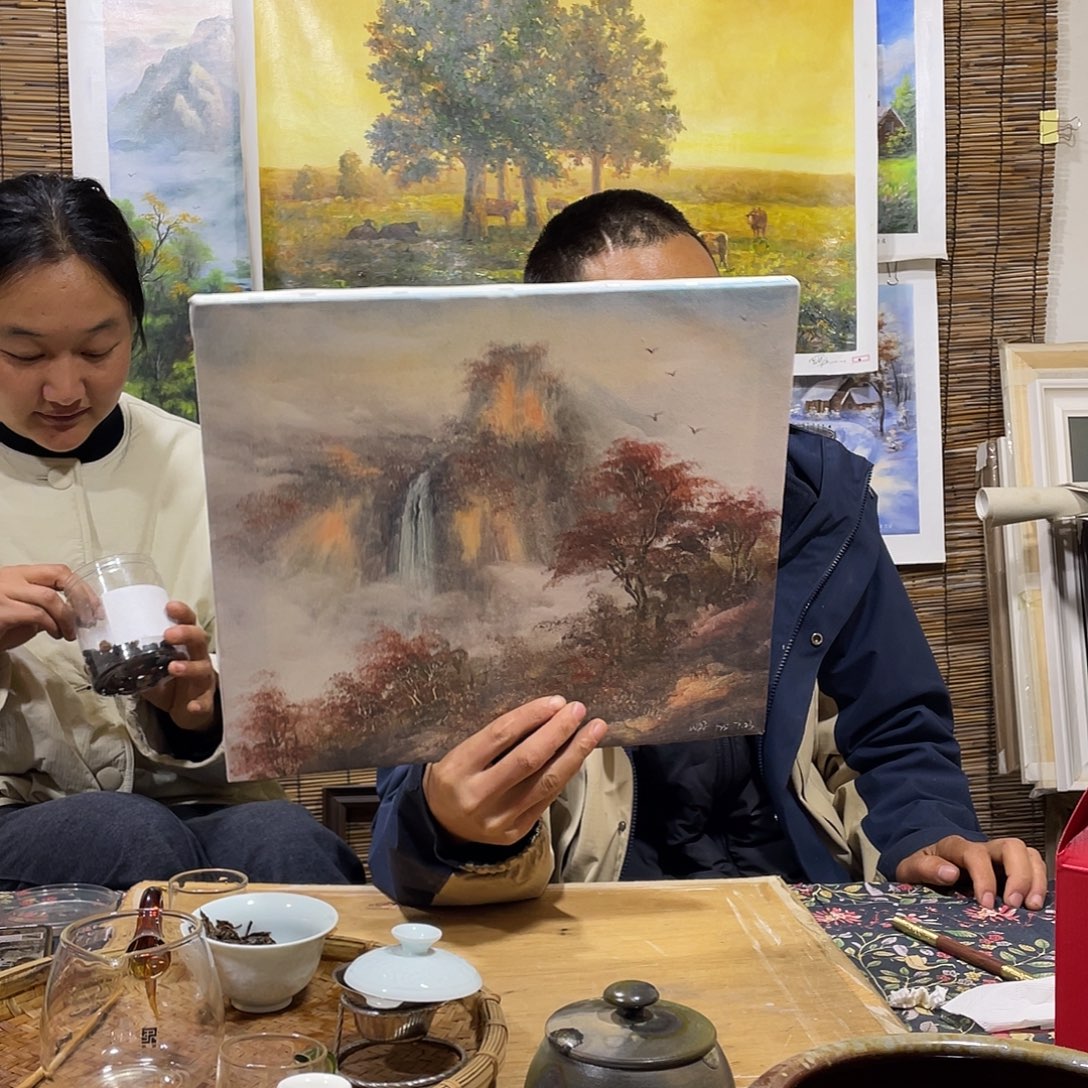 油画薇爽帮恭喜竞拍成功！