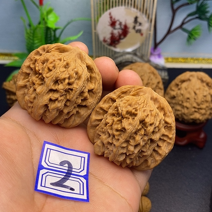 把件文玩核桃42四座楼