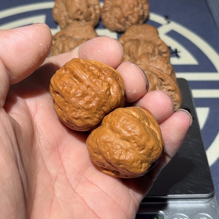 文玩核桃把件39玉蝉