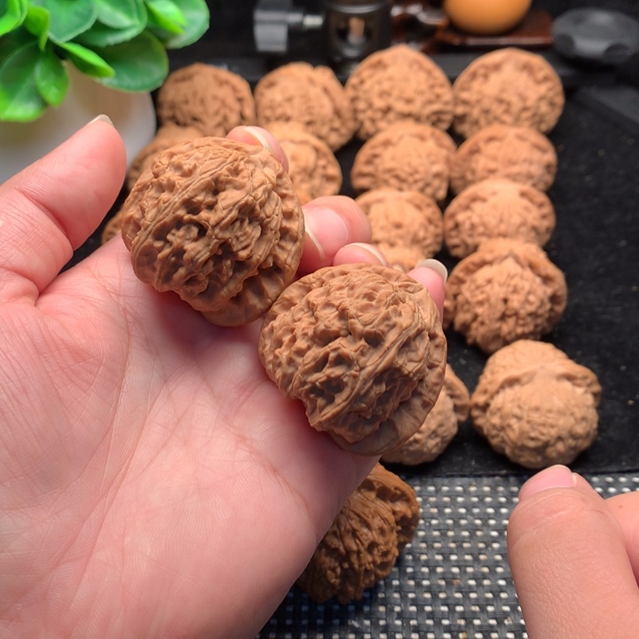 文玩核桃把件41白狮子