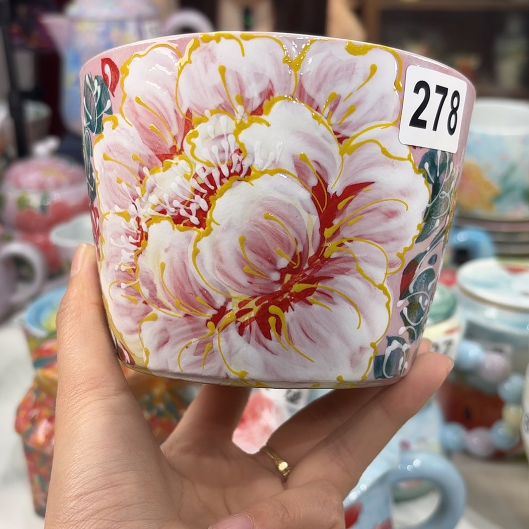 景德镇手绘高温釉下彩陶瓷茶具