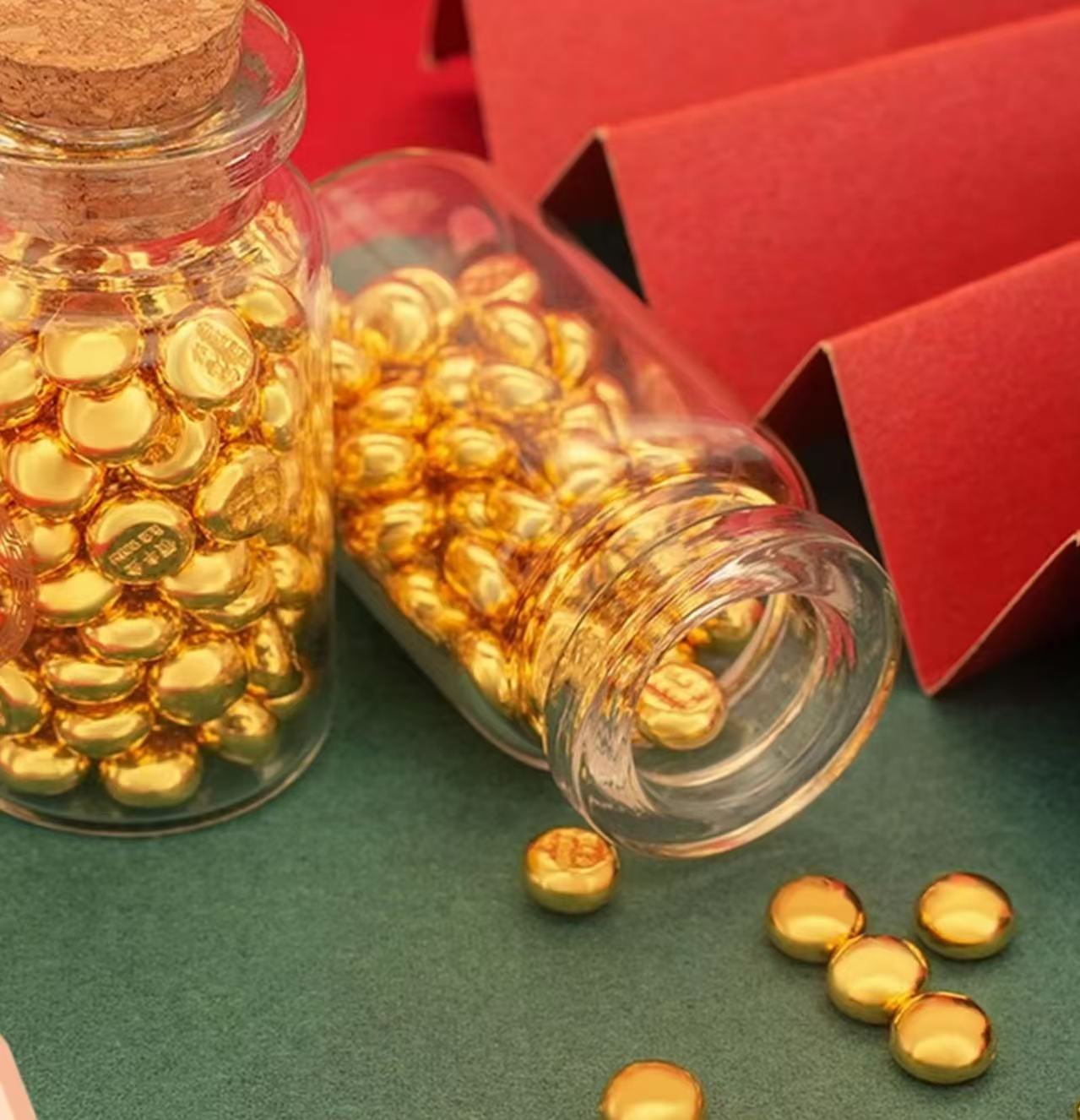 【新人福利】小金豆1g 零花钱 攒金豆豆