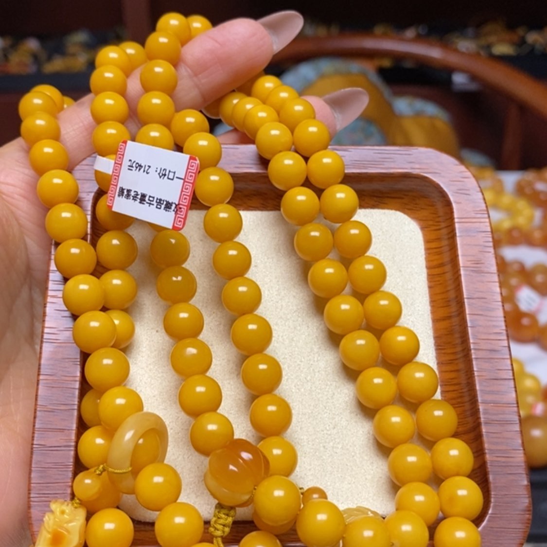 【闪购商品】蜜蜡手链未镶嵌手串