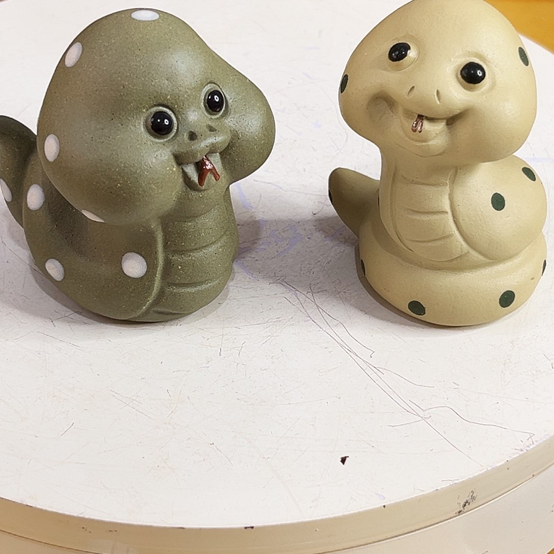 紫砂茶宠维****维蛇宝宝一对