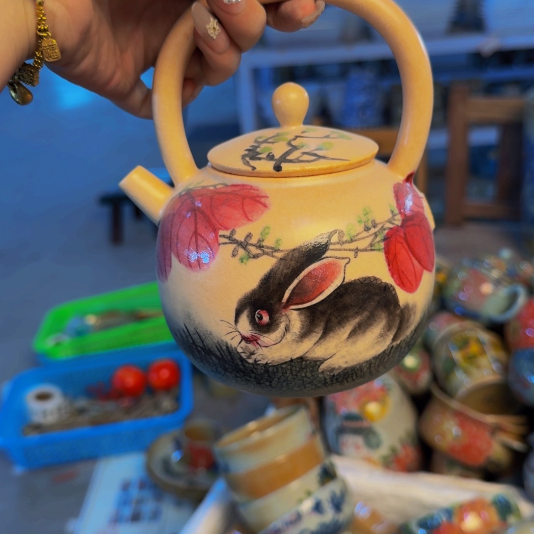 瓷片景德镇陶瓷手工手绘