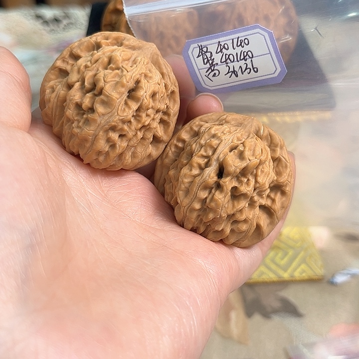 文玩核桃把件平谷四座楼