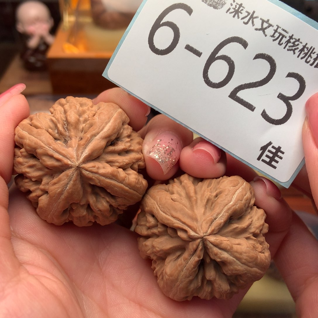 文玩核桃把件41霸王龙四棱