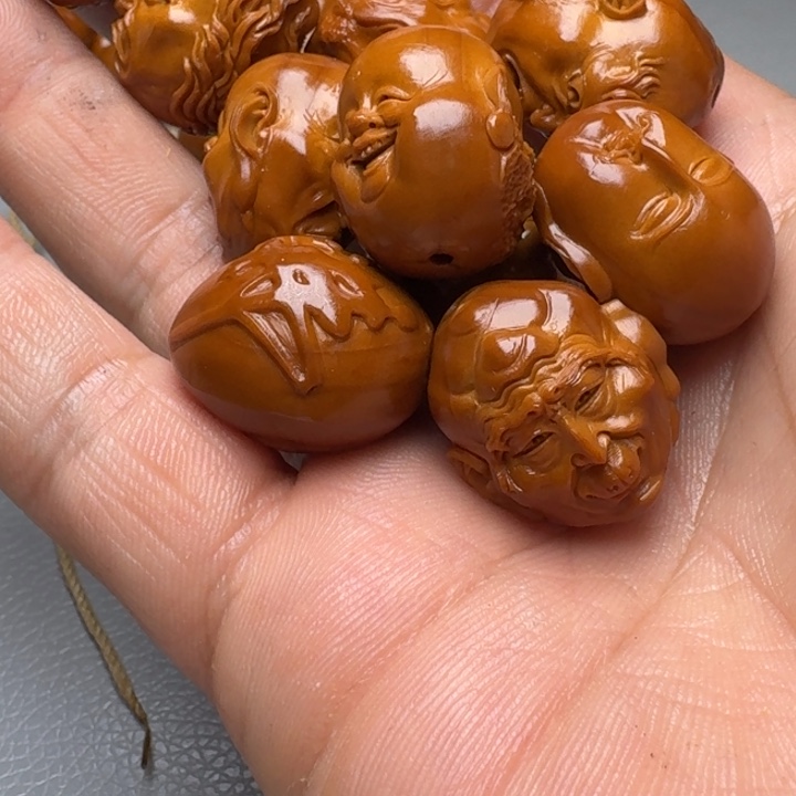 橄榄核手串五*尖橄榄核666