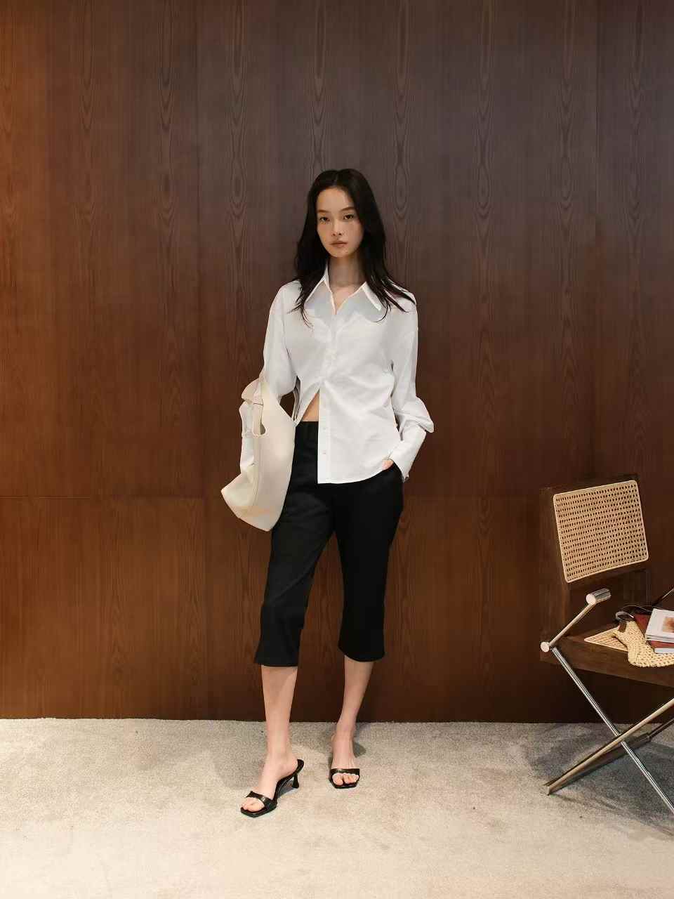 GUDDLABB两穿一字领衬衫LAB051A44