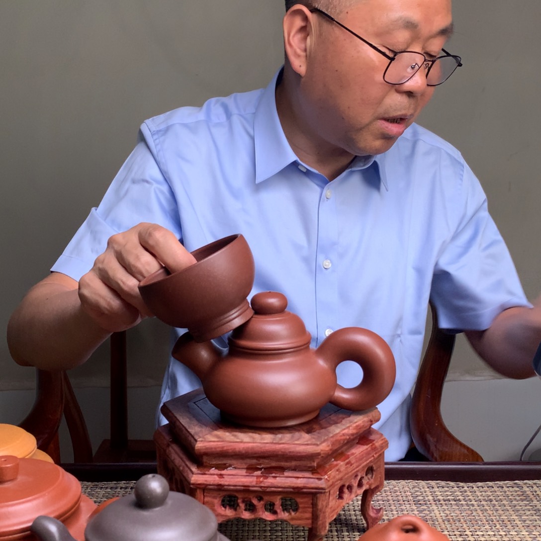 茶壶紫砂浪****子宜兴紫砂壶茶壶原矿紫砂壶