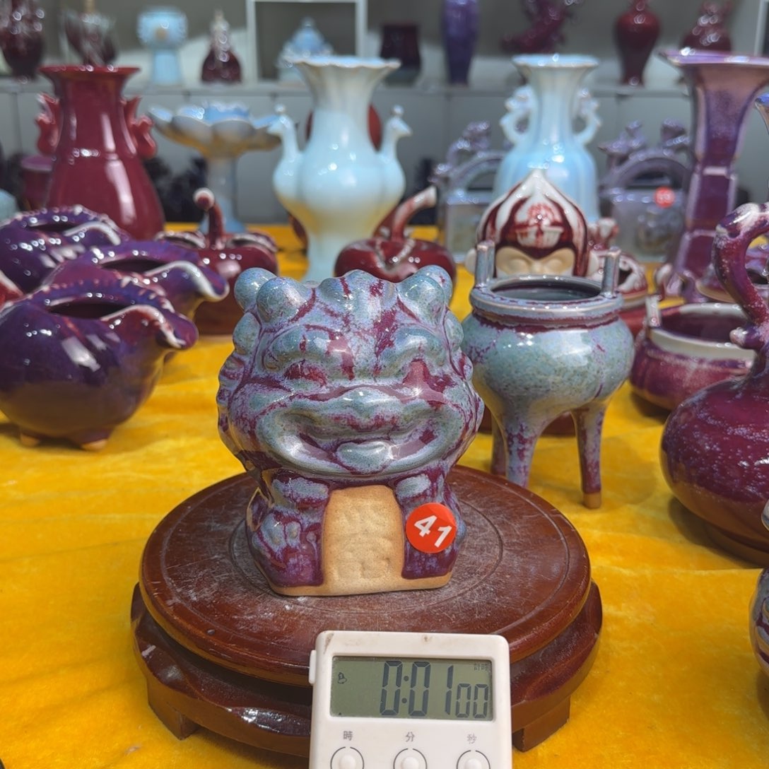 岁***好摆件郑家钧瓷摆件