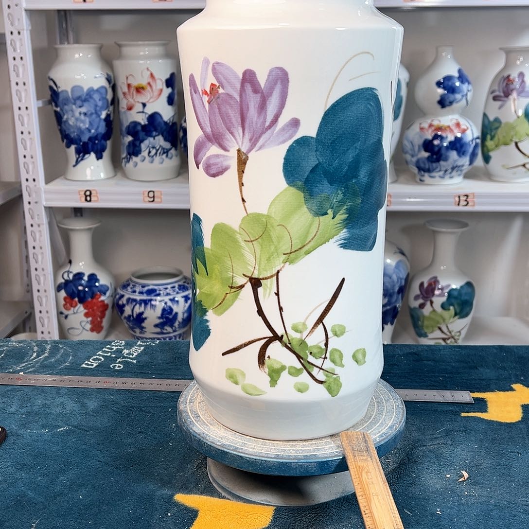 摆件景德镇陶瓷书鸟