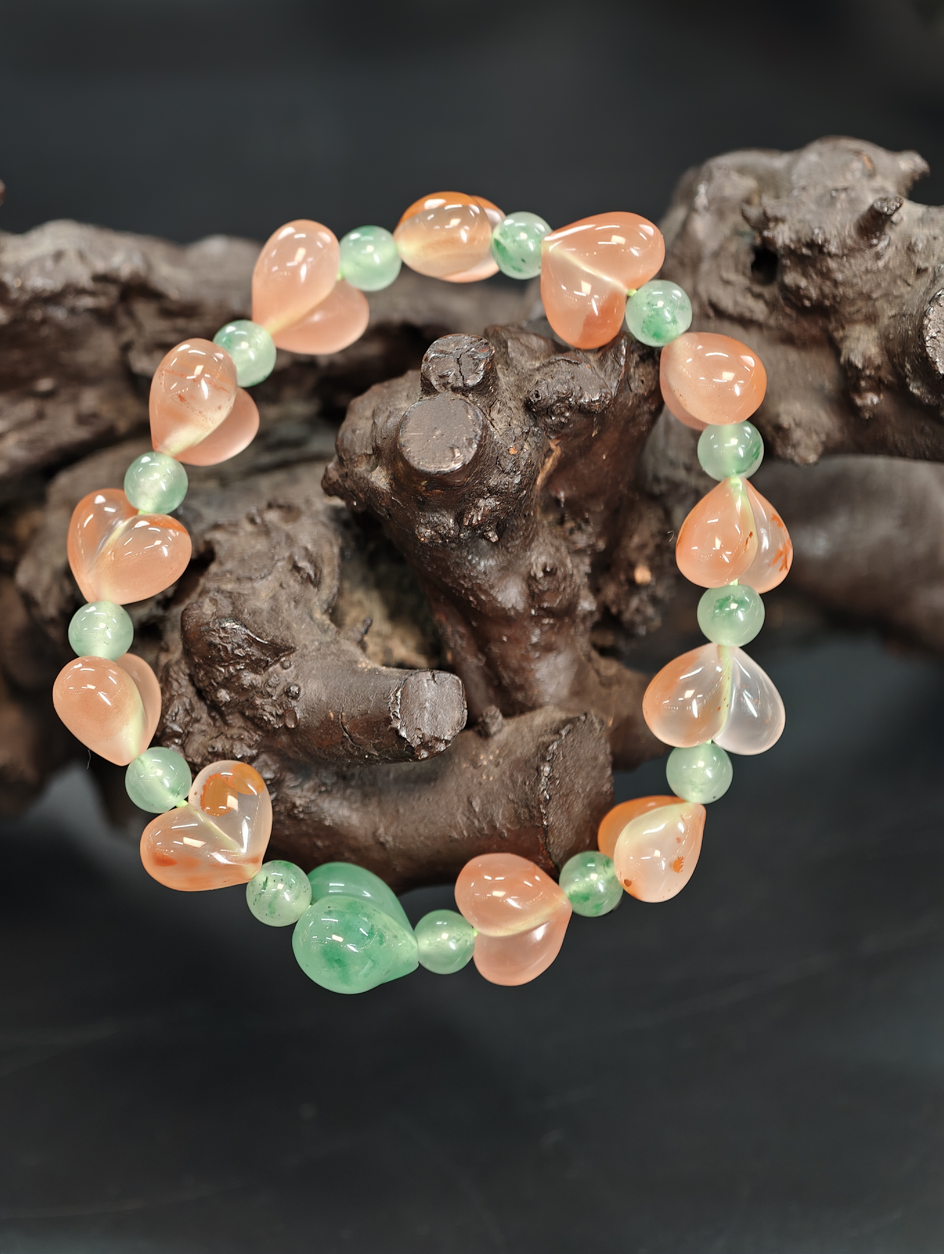 【MIYA】非洲翠手串珠径13*9