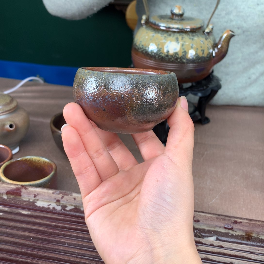 紫砂茶壶纯自然柴烧