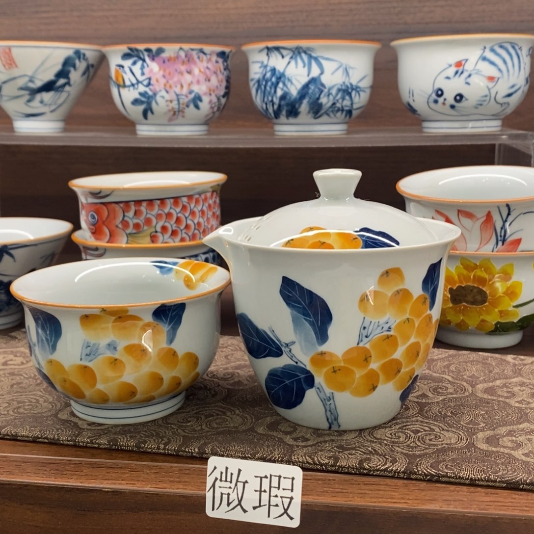 釉下彩手工绘制手工绘制