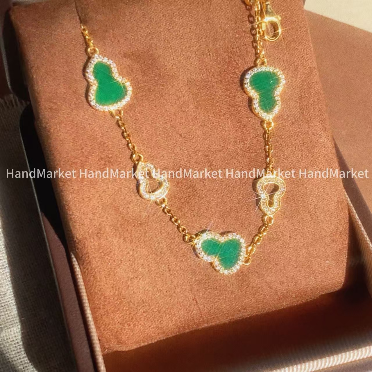 925银手链 JIUJIU【福禄金色手链】气质轻奢时尚百搭1206