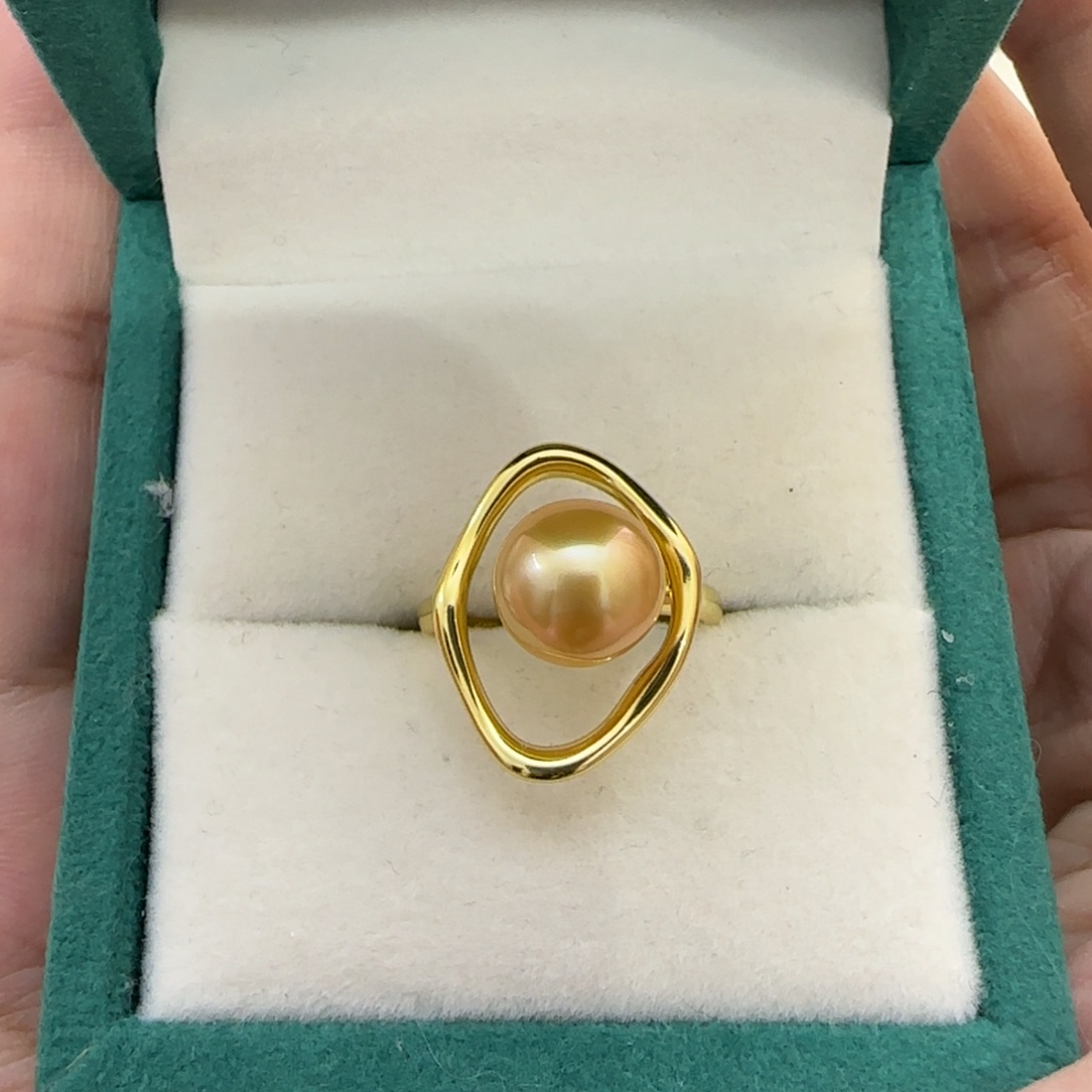 未镶嵌海水珍珠戒指