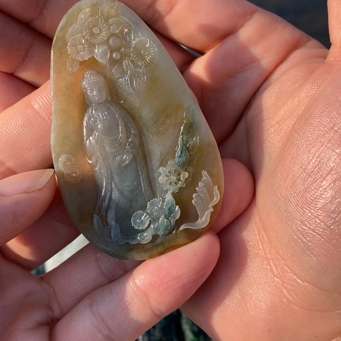 定制翡翠未镶嵌暖**杨翡翠