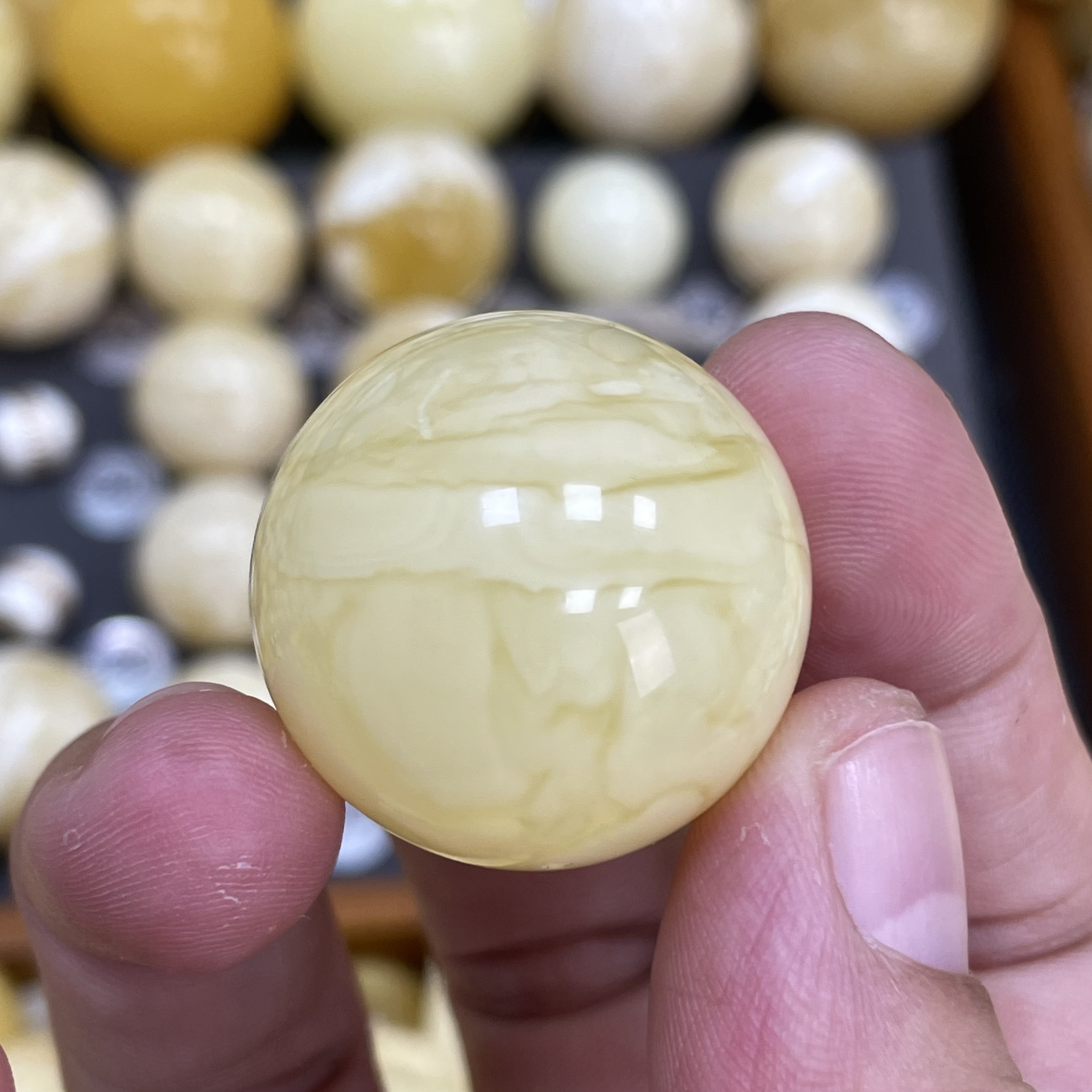 魔梵珠宝｜25.8mm俄料天然蜜蜡 浓蜡妖花福利款
