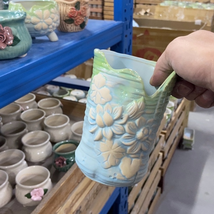 陶瓷花盆单场满9.9发9*13