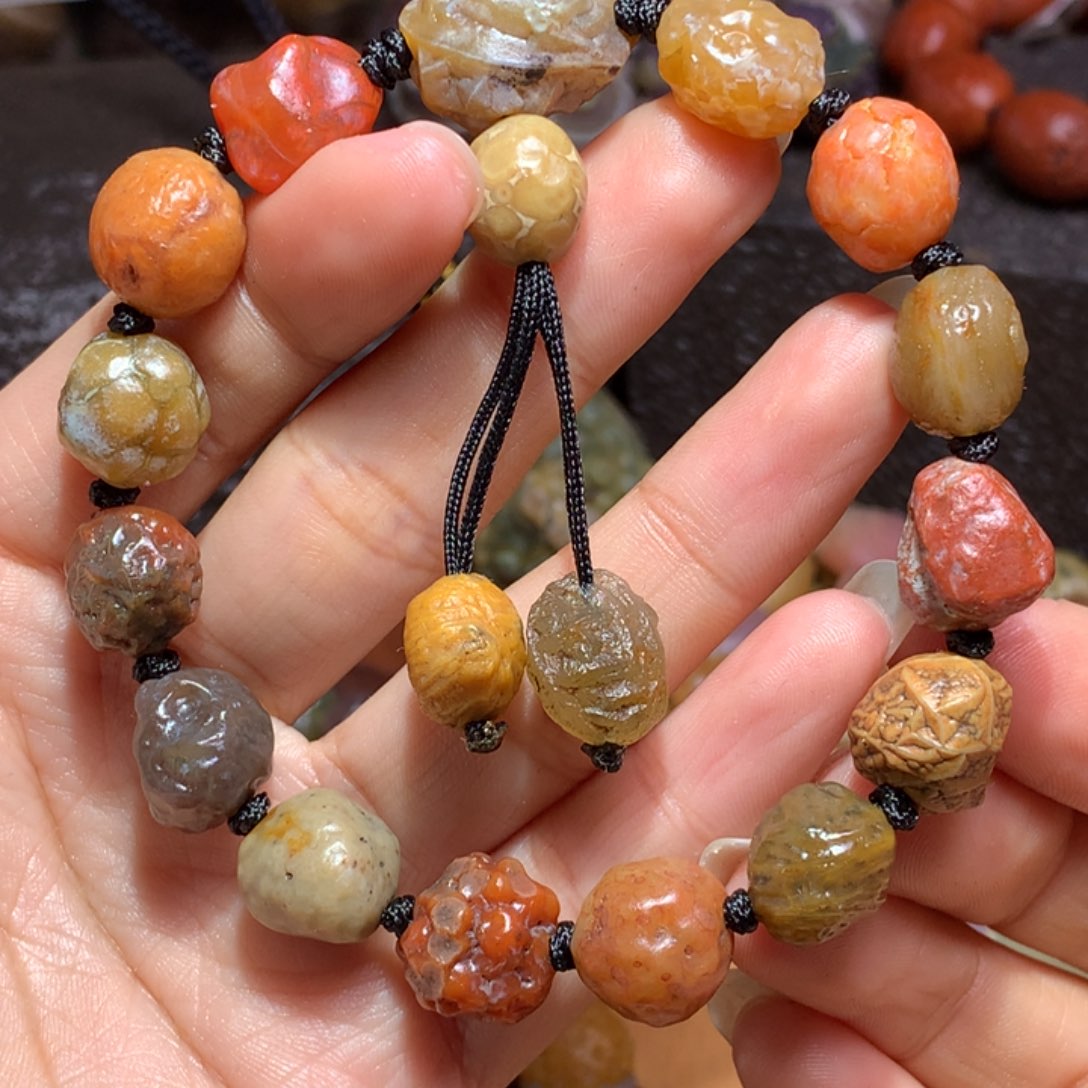 未镶嵌玛瑙/玉髓珠宝半成品