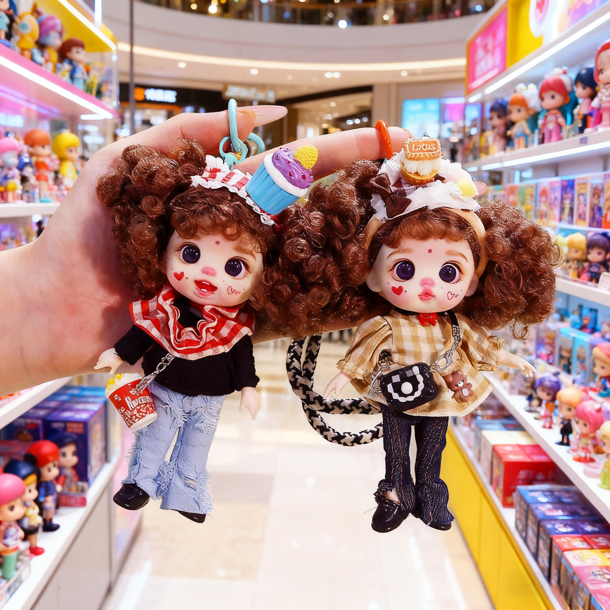 【官方正版】可爱玩偶手机挂件书包饰品适合女孩当礼物的潮玩摆件女