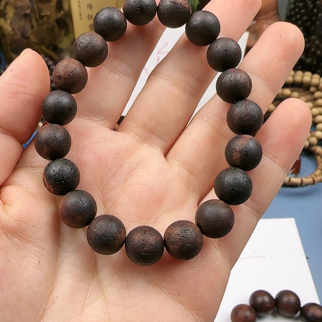 降真香手串/手链1.0黄油软油麻丝单圈