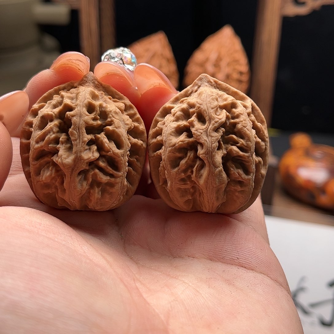 文玩核桃把件关东女子家楸大胖101