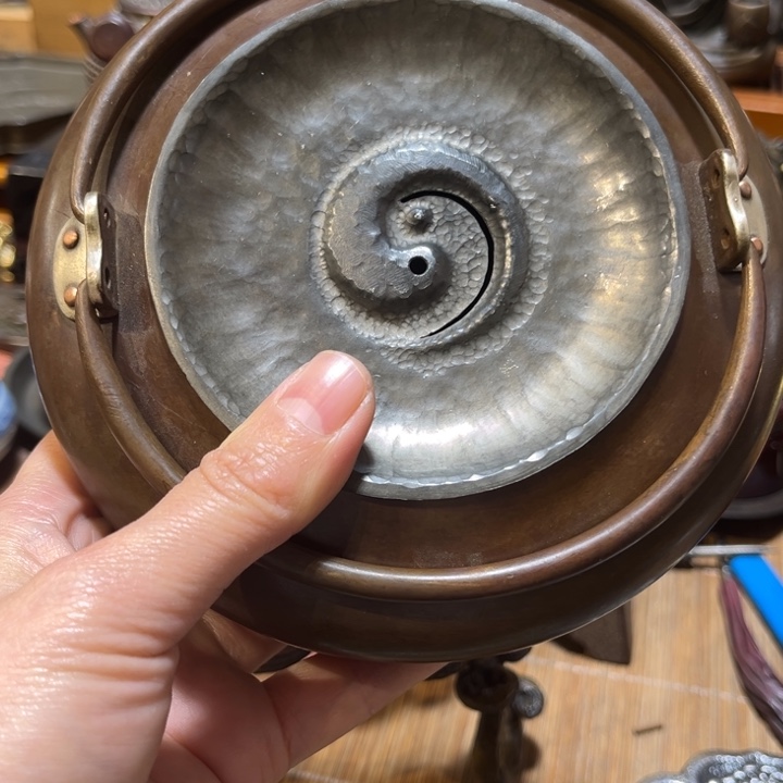小***上铜中古工艺品摆件