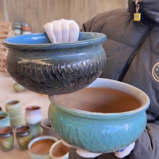 紫砂花盆高12口22———-