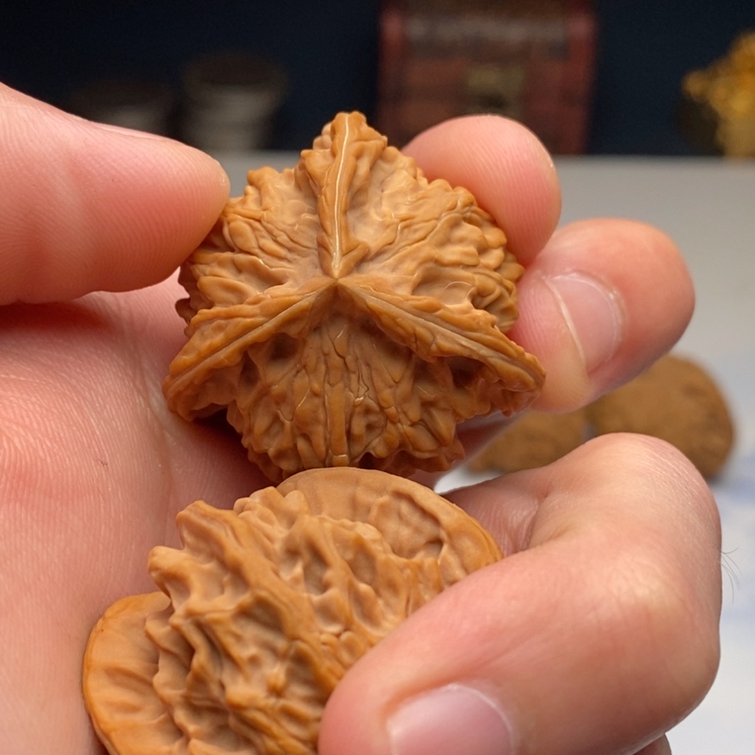 深***灯把件文玩核桃盘山