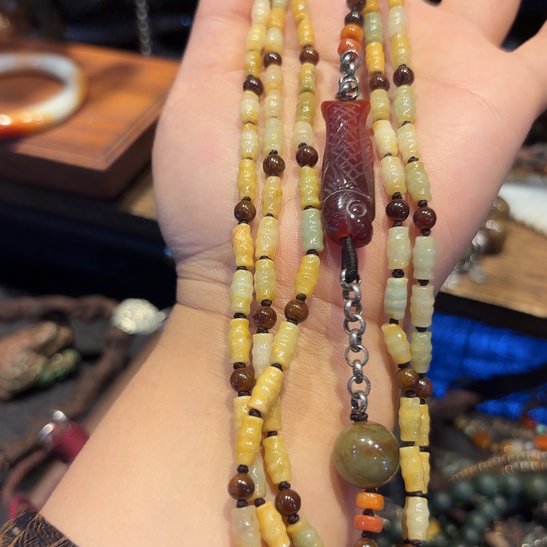 翡翠未镶嵌颈饰原创