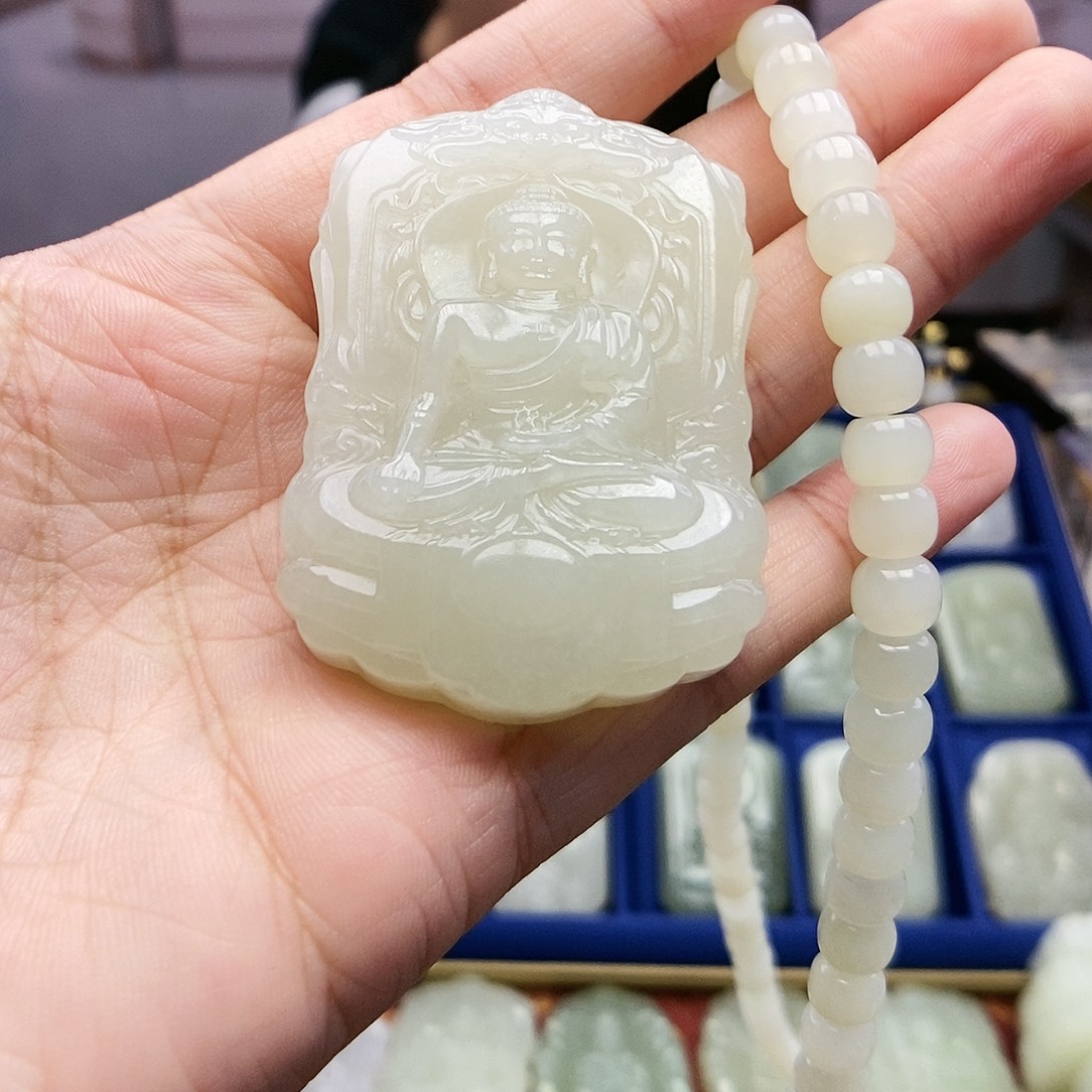 【闪购商品】和田玉颈饰未镶嵌恭**財