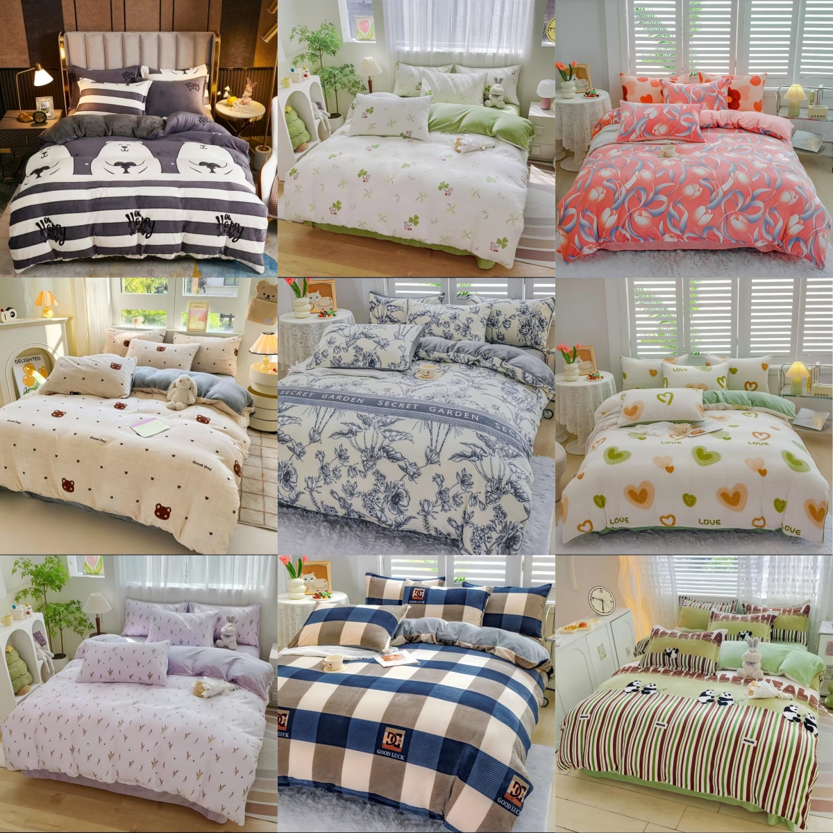 【厂家清货-牛奶绒四件套】直播时长有限会存在未展示商品-介意勿拍