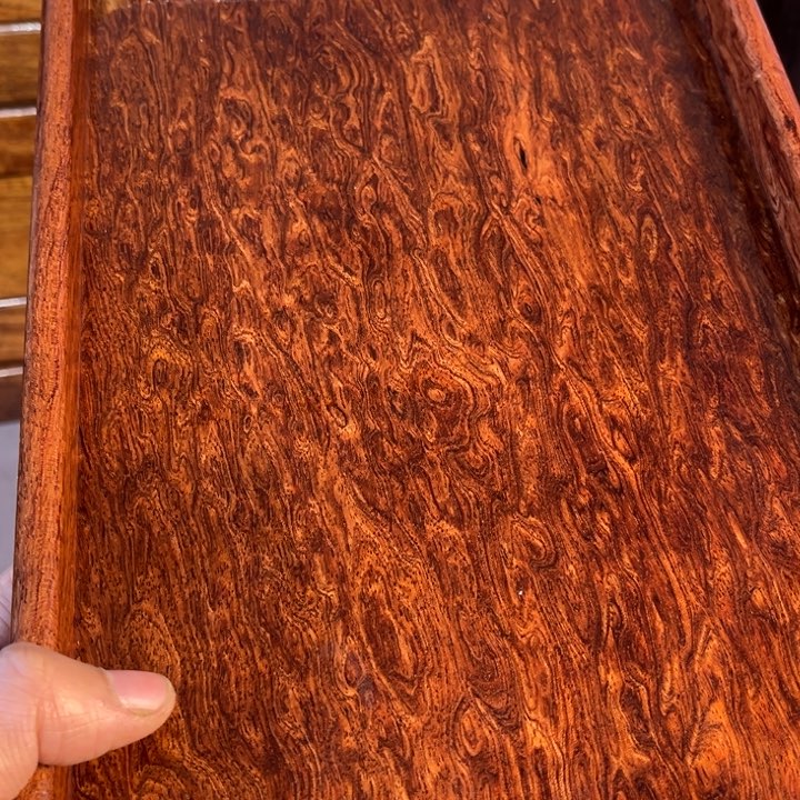 木缅甸花梨独板托盘