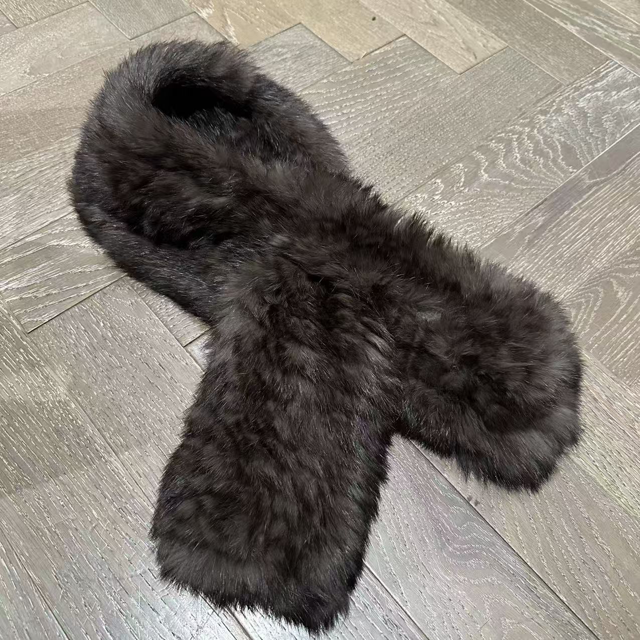 【大L】重磅外贸进口高奢重工设计师风通勤百搭编织围巾251152