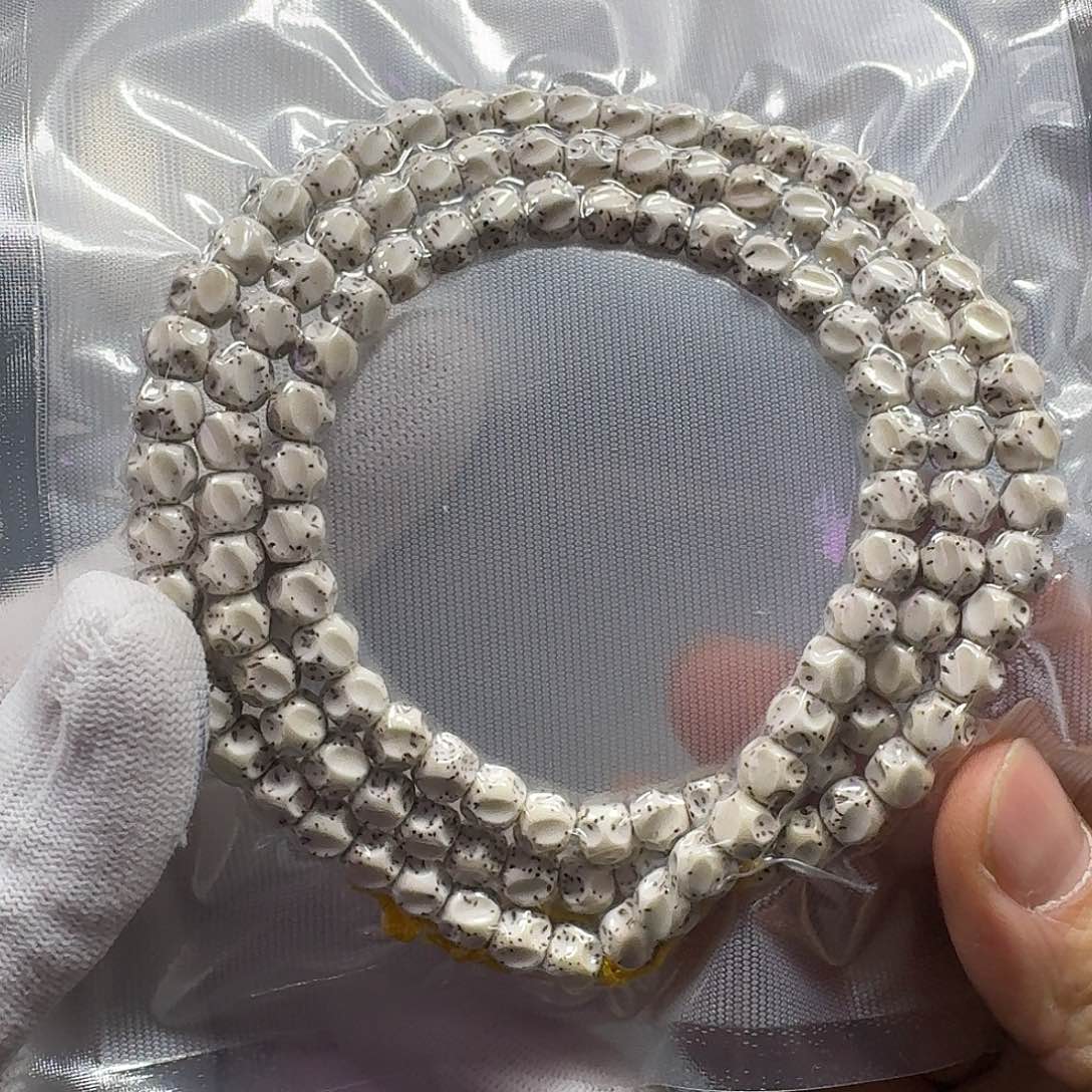 星月菩提手串星月菩提8*7原生态巧克力无相（轻微走色）