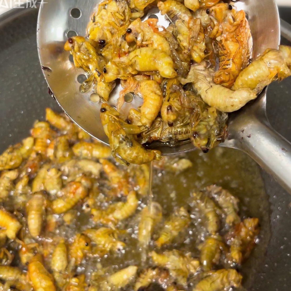 聚划算 今年新鲜杜仲白蝉 脱壳知了 2瓶120只顺丰包邮