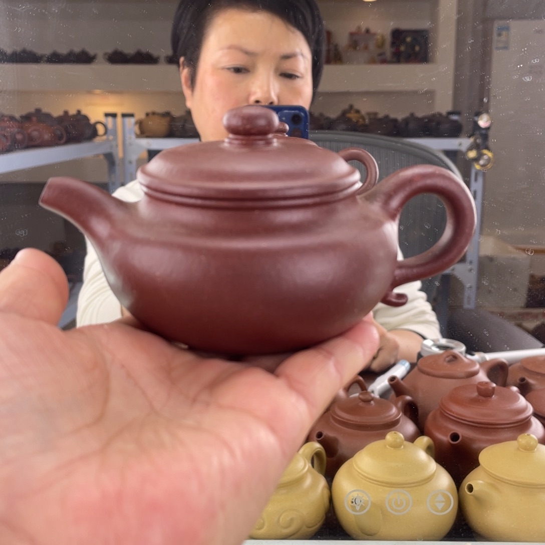茶壶紫砂平台底槽清仿古170cc