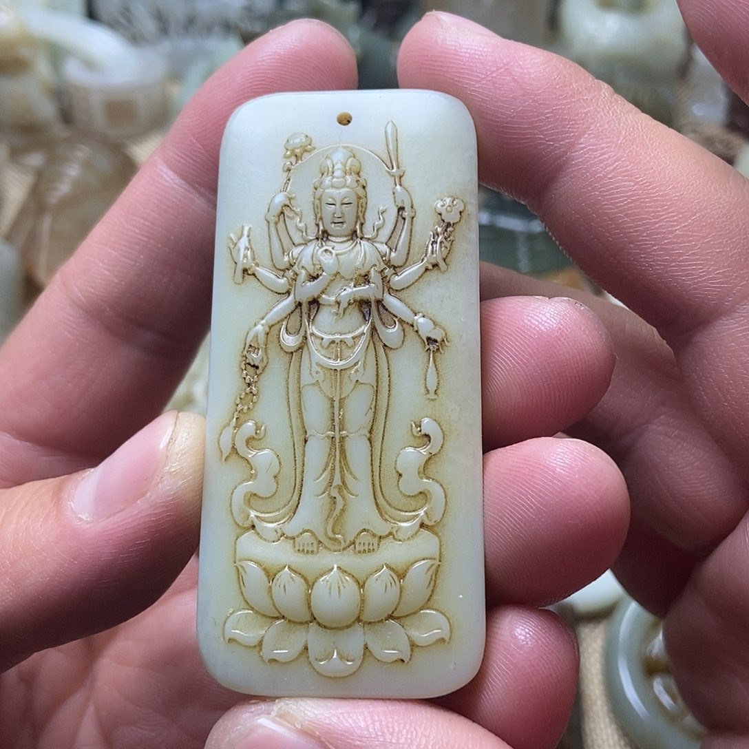 和田玉挂件未镶嵌