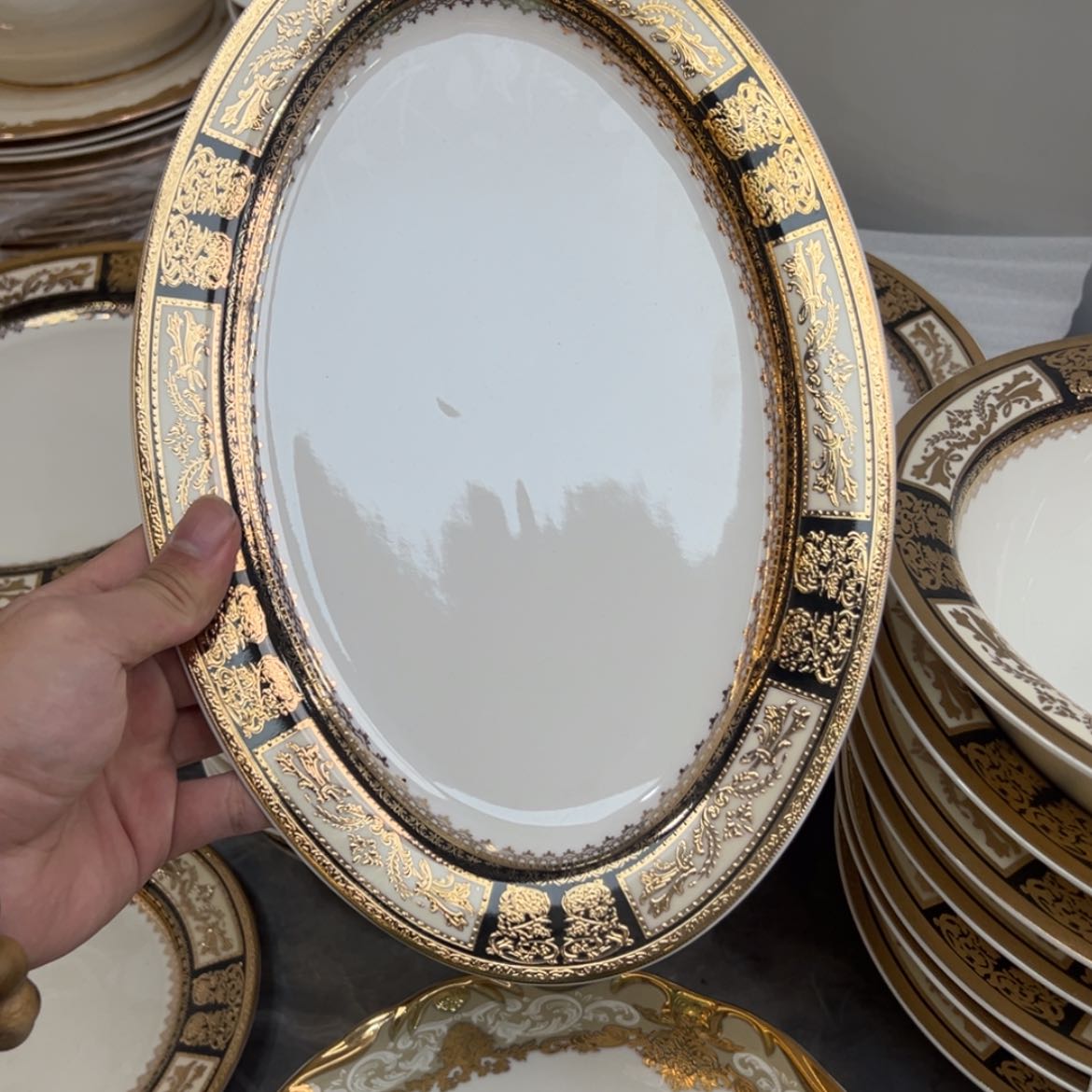 【闪购商品】瓷片12寸鱼盘一个一单福利价