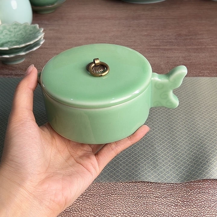 小米茶器龙泉青瓷
