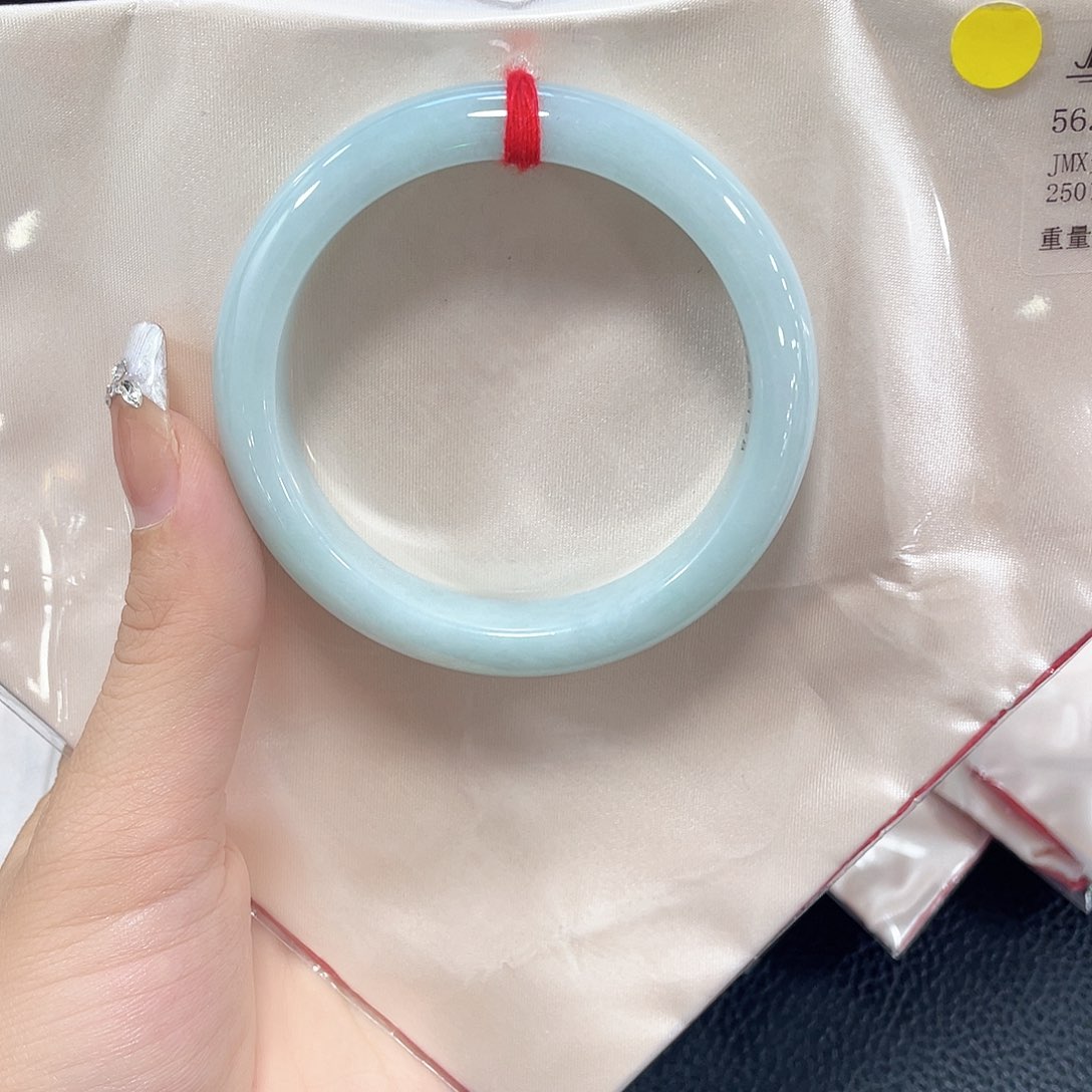 翡翠未镶嵌手镯天然缅甸A货翡翠手镯7号