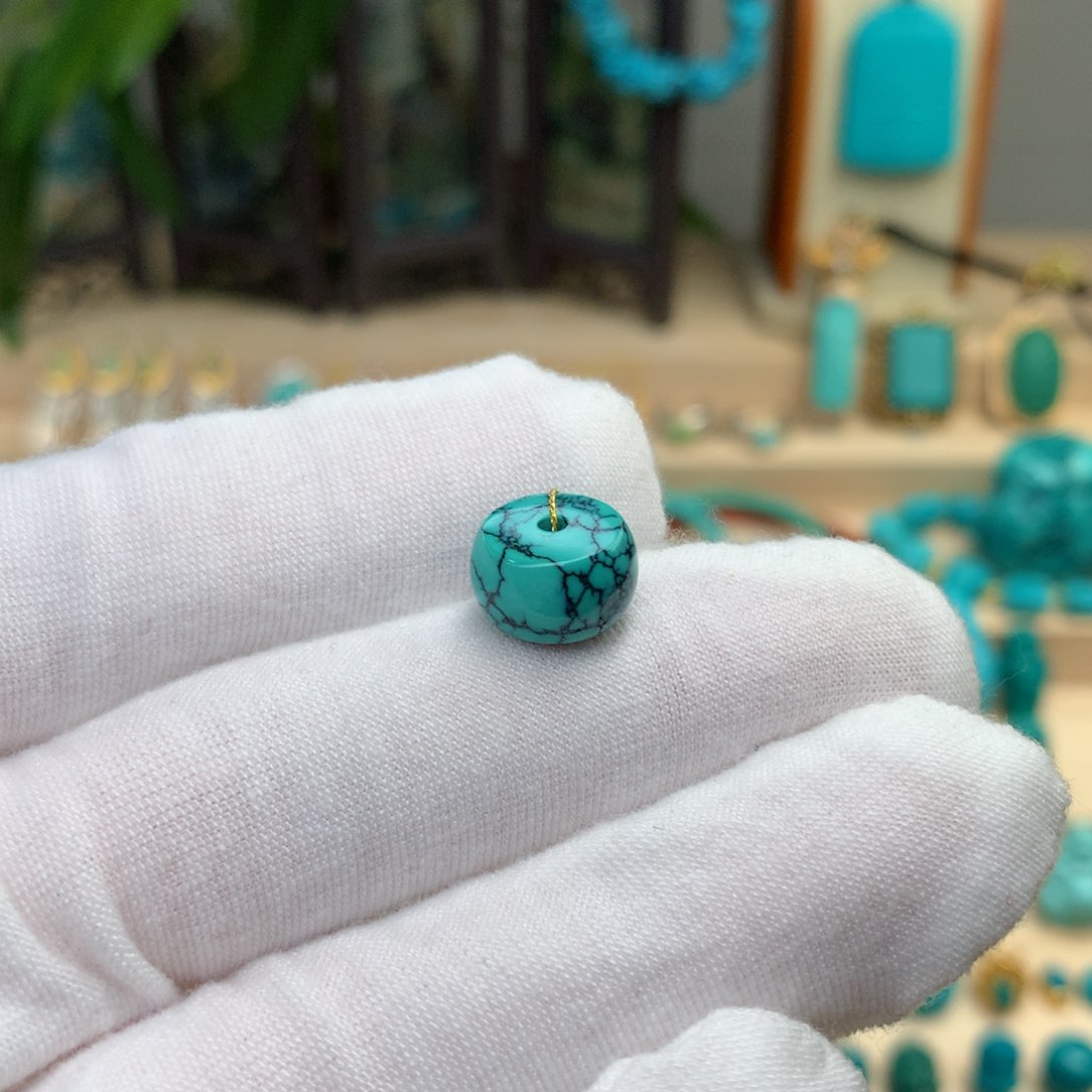 绿松石珠宝半成品未镶嵌