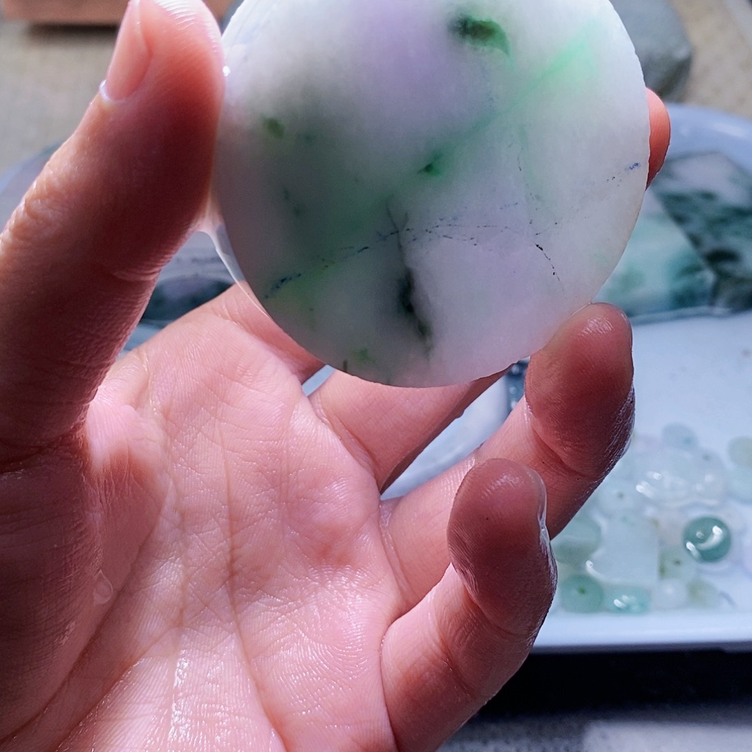 翡翠未镶嵌颈饰888