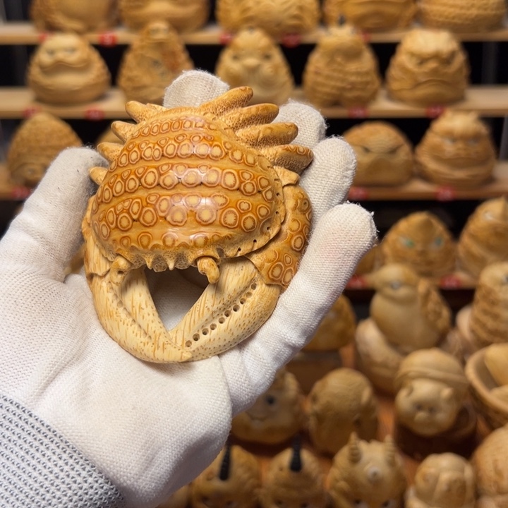 竹竹根雕螃蟹1144111111