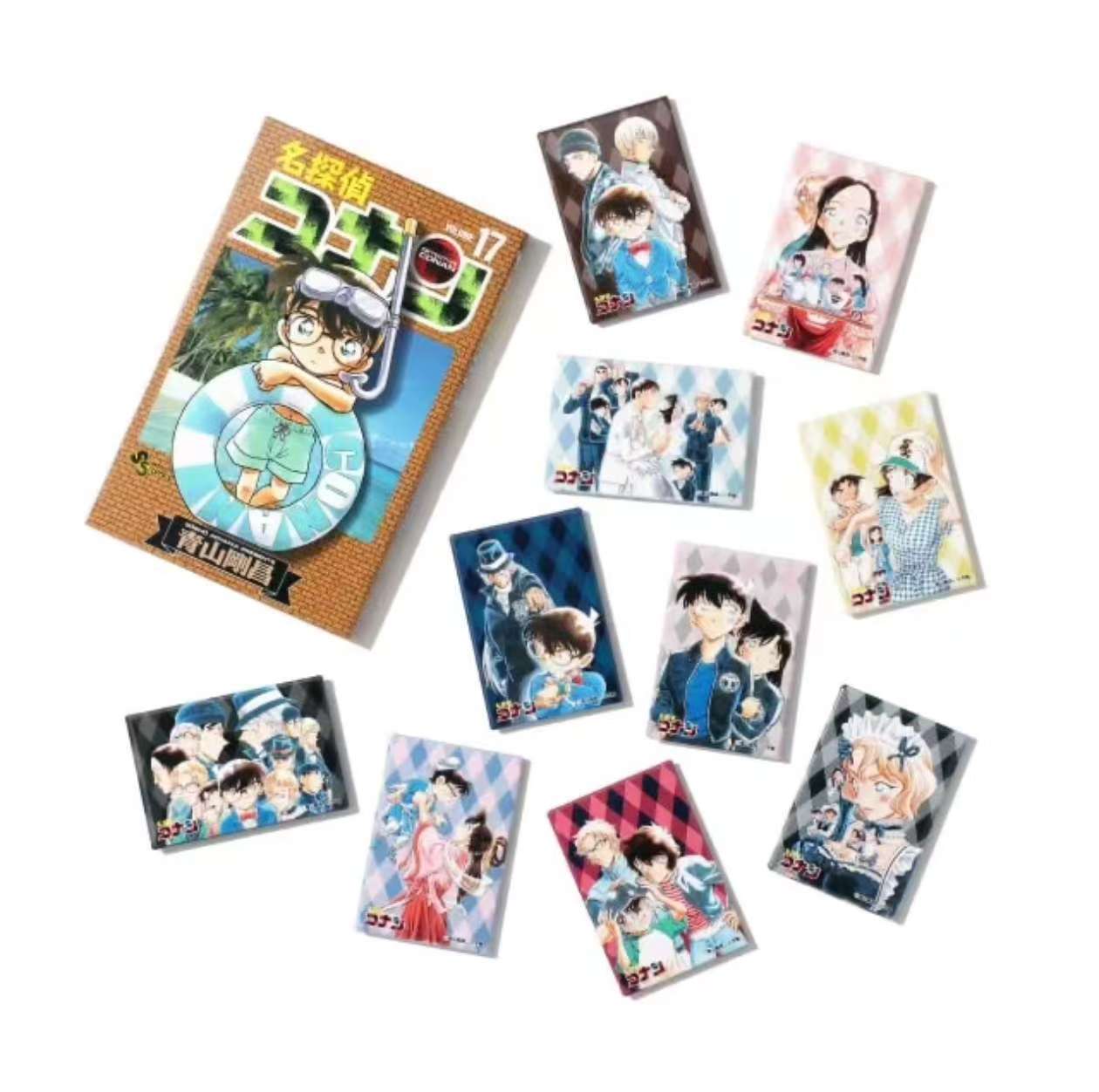 名侦探柯南 小学馆原画风方吧唧1/2/3弹（默认直播间代拆)